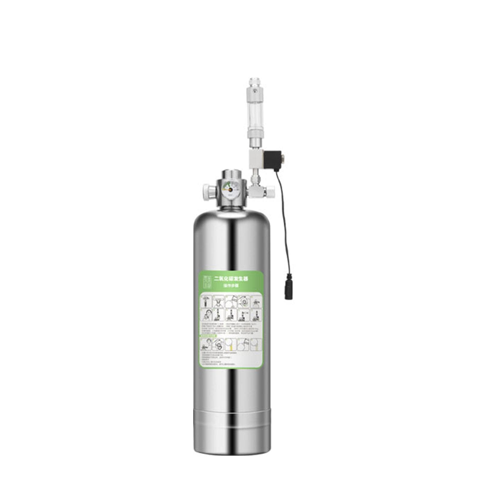 CO2 Kit for Aquarium Plants CO2 Generator Diffuser Kit 1/2/5L US 2L