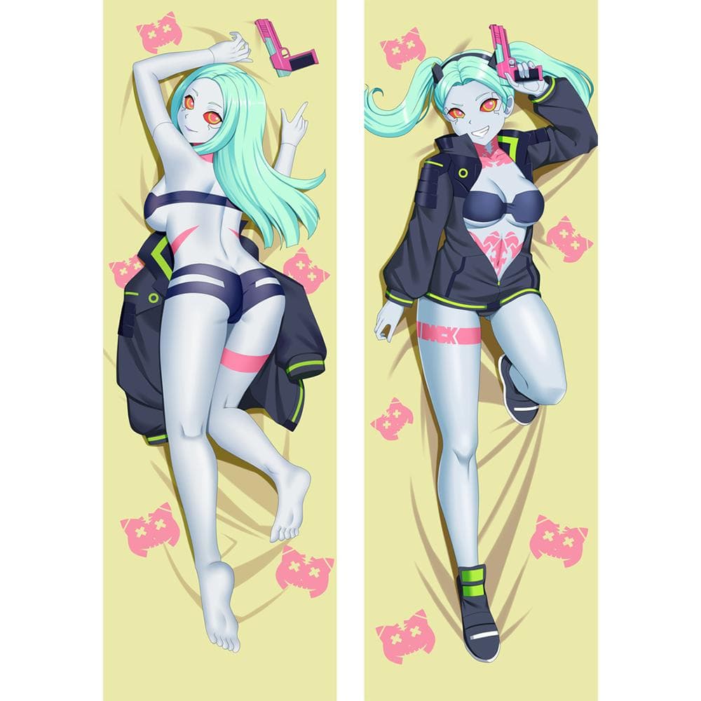 Rebecca Dakimakura 180cm Peachskin 2WAY Body Pillow Case Anime Edgerunners Character Cos Cushion Cover Bed Otaku Gift 50x150cm Peachskin