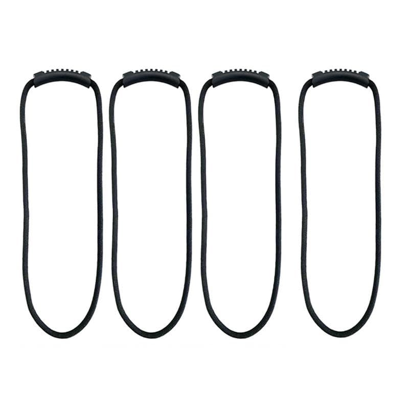 Portable Heavy Duty Tie Downs Organizer Durable Extension Cord Cables Carrying Strap with Handle 4PCS black