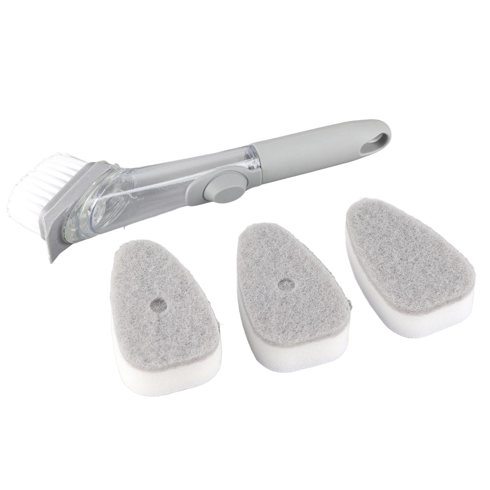 Hydraulic Brush Automatic Adding Liquid Pot Soft Kitchen Brush Kitchen Utensils for Pot Bowl1Pc