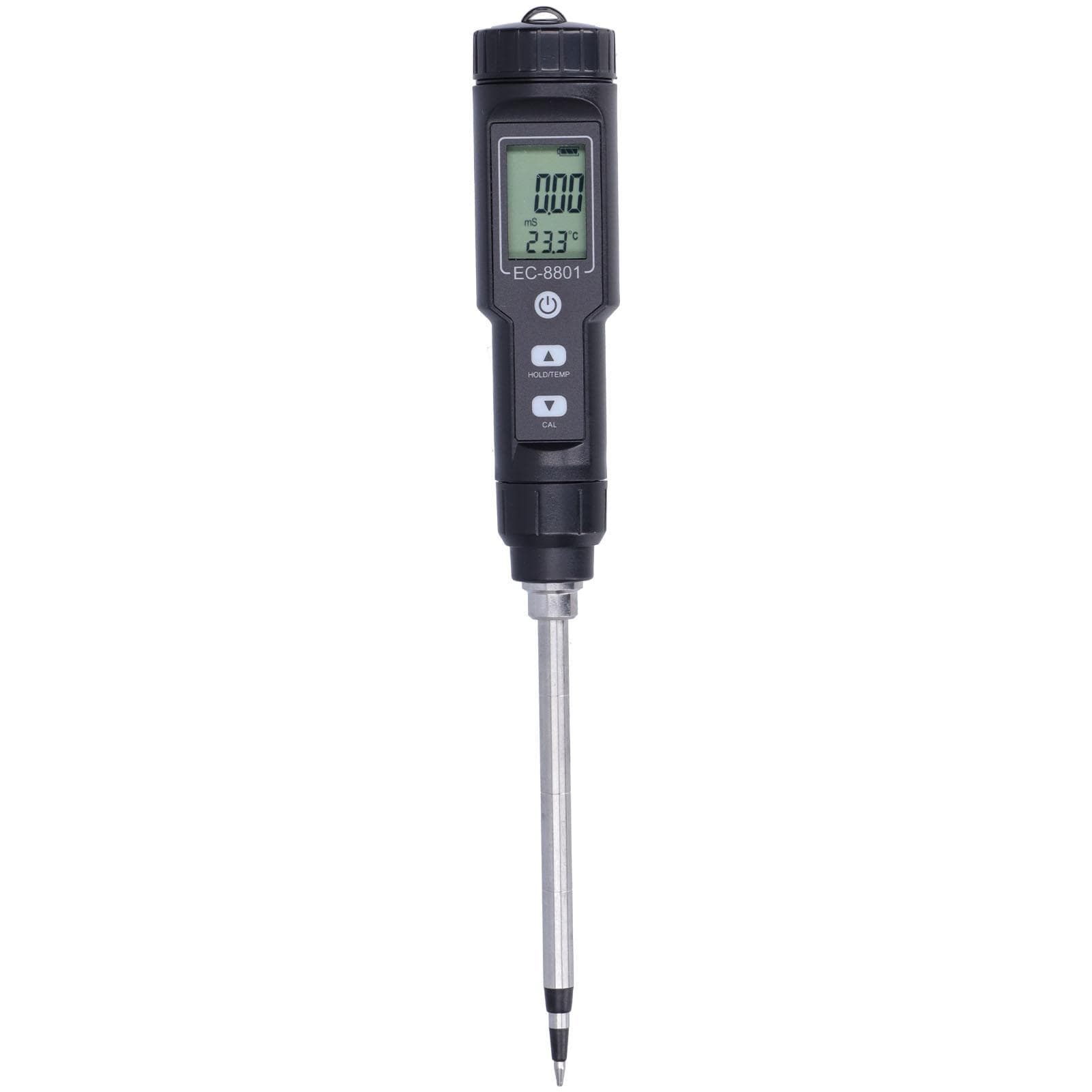 EC Tester with LCD Display Soil Conductivity Temperature Meter for Garden Orchard