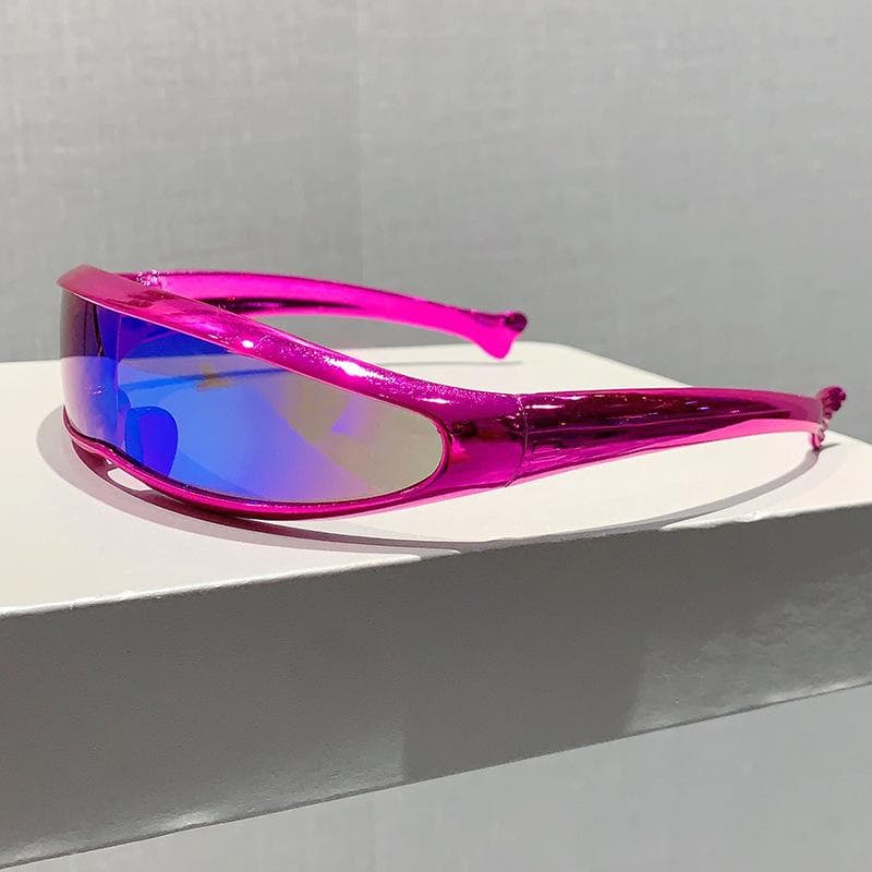 Fish-Shaped Coated UV400 Sunglasses Women's Fashion Y2K Outdoor Sports Mountaineering Cycling Glasses Other