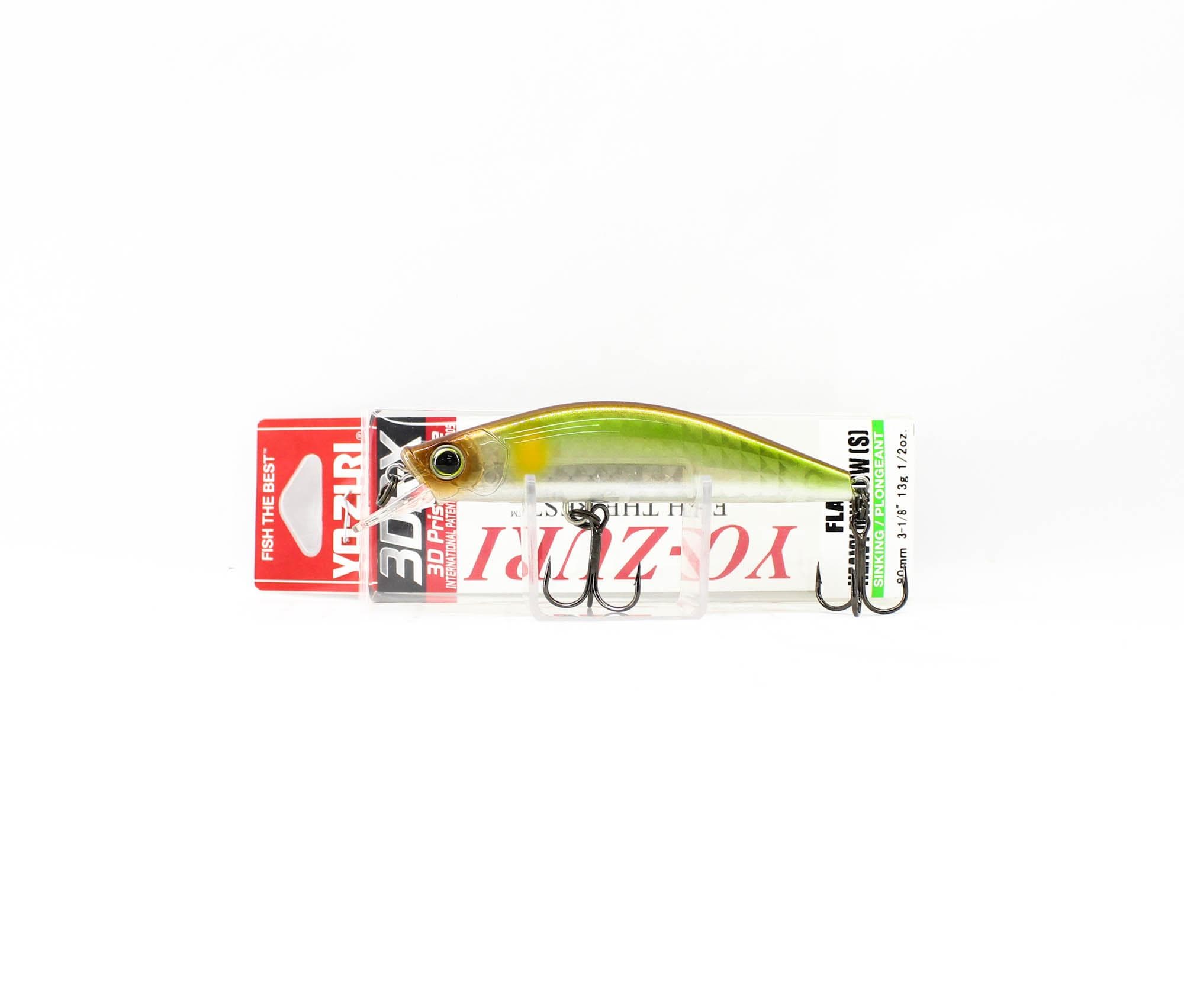 Yo Zuri 3DR-X Flat Heavy Minnow 80S Sinking Lure R1543-MGSA (4879)
