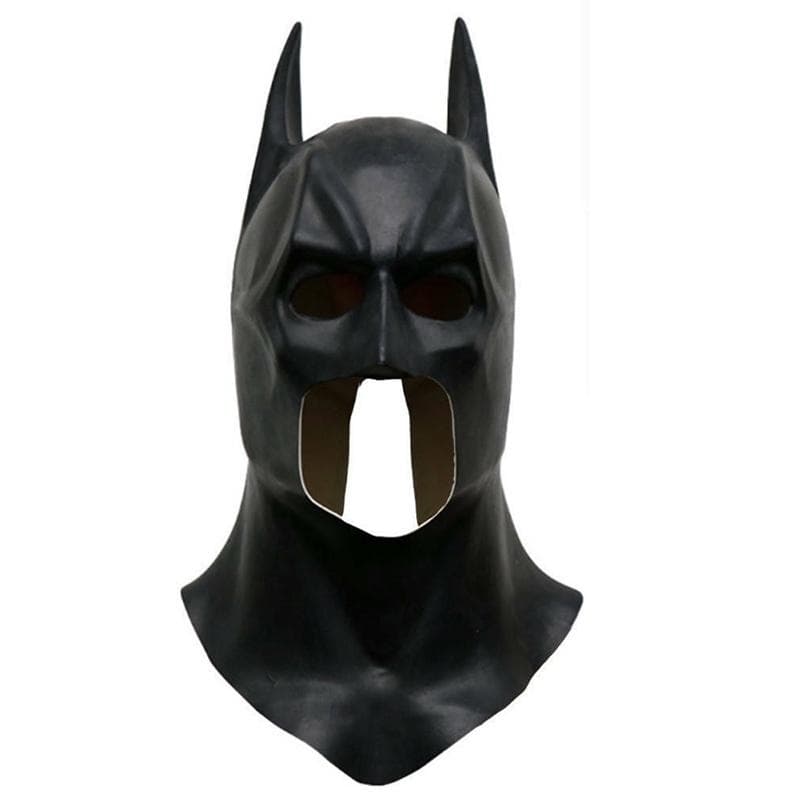 High-quality Batman Full Mask With Cowl Ideal For Adult Cosplay The Dark Knight Rises Events