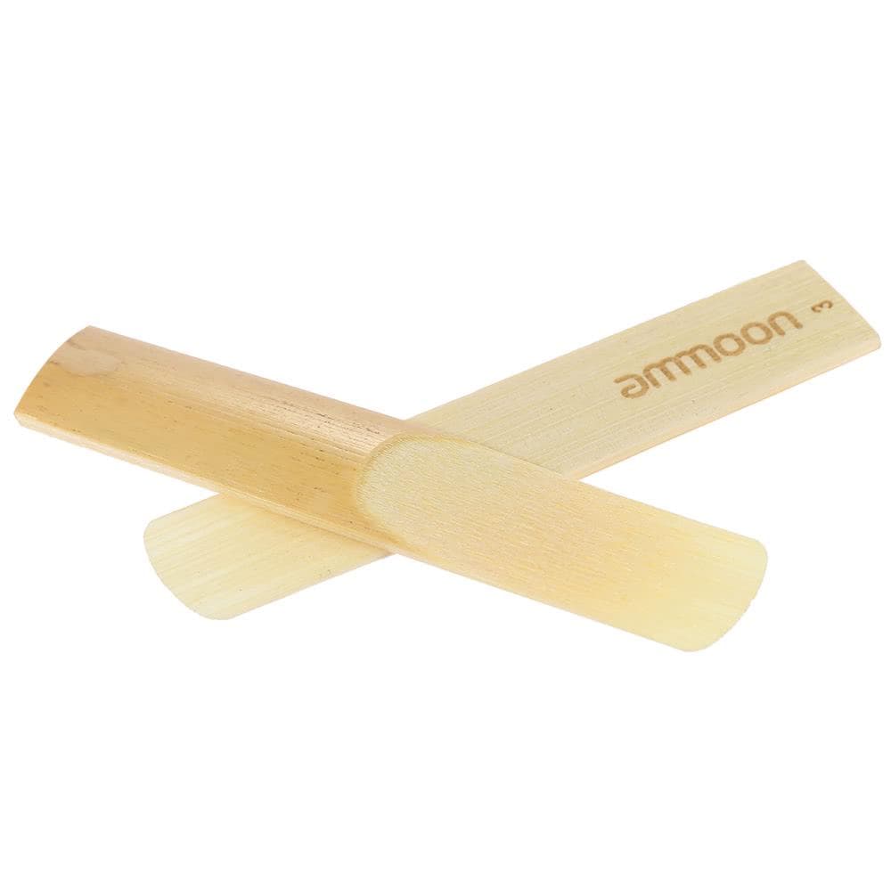 ammoon 10-pack Pieces Strength 3.0 Bamboo Reeds for Bb Tenor Saxophone Sax Accessories