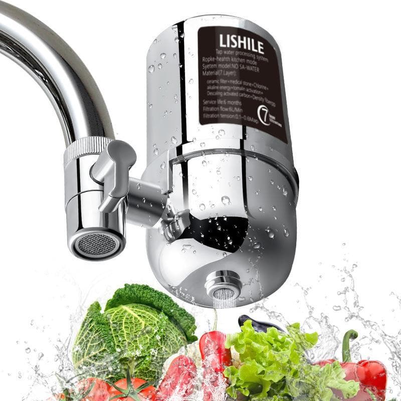 Faucet Water Filter for Kitchen Sink or Bathroom Mount Filtration Tap Purifier for Home 1PC