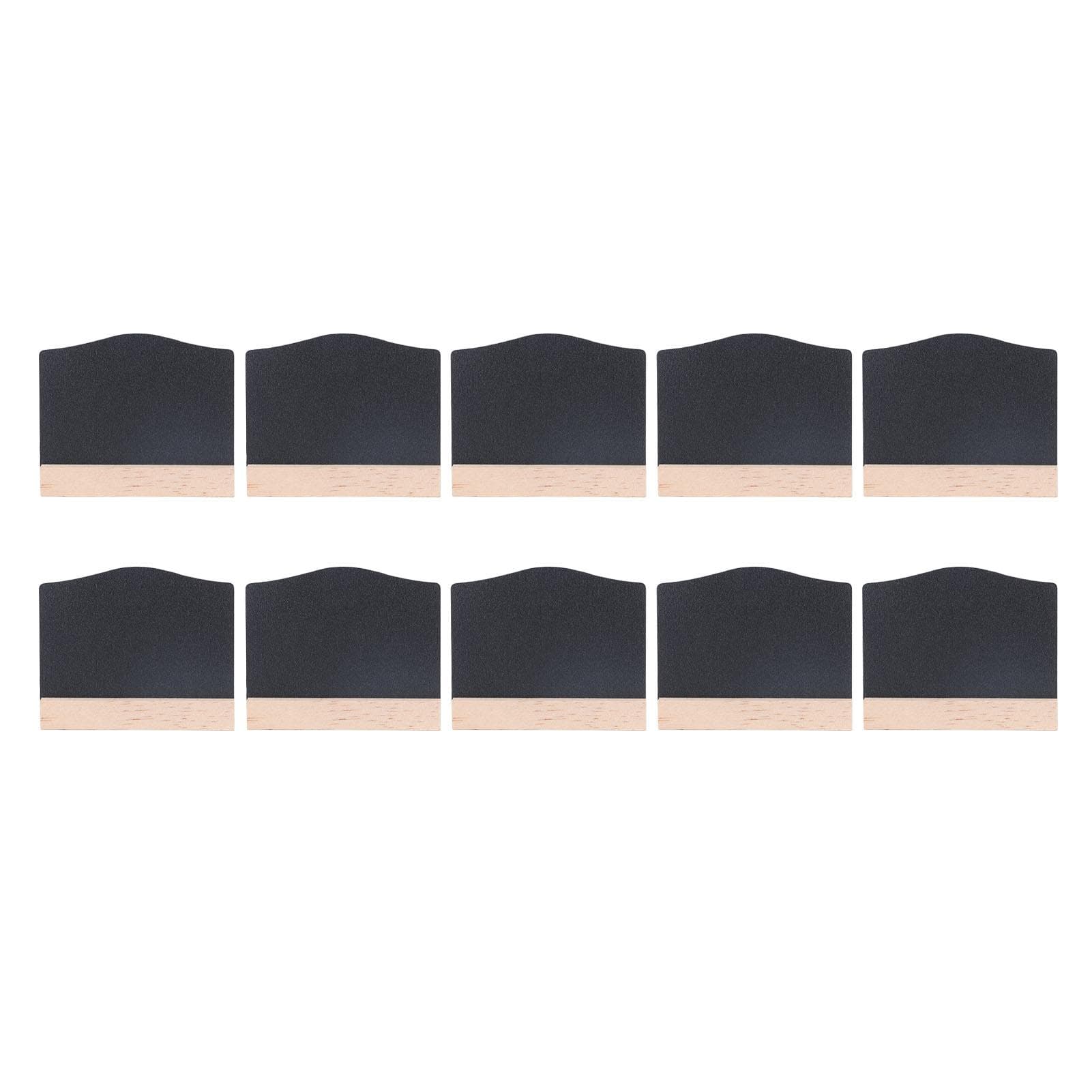 10Sets Mini Tabletop Chalkboard Signs Double Sided Multifunctional Small Buffet Chalkboards Signs