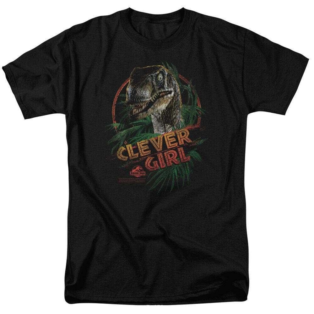 Jurassic Park Clever Girl Dinosaur Movie Tee Unisex T-shirt M