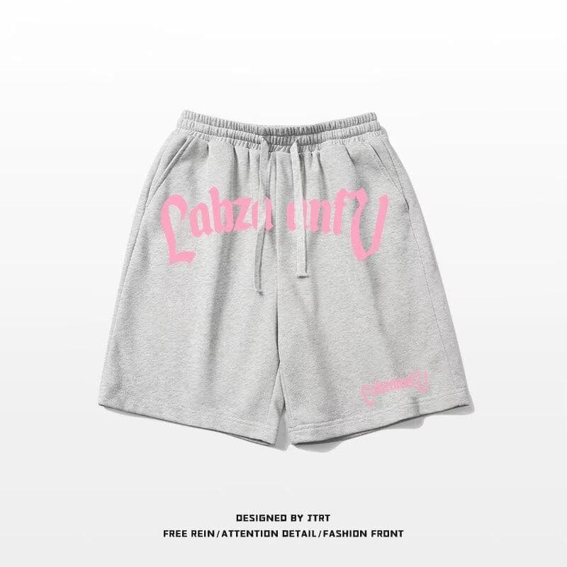 Summer Sports Shorts Men's Hong Kong Style Versatile Casual Pants Loose Five-point Pants Beach Pants One size