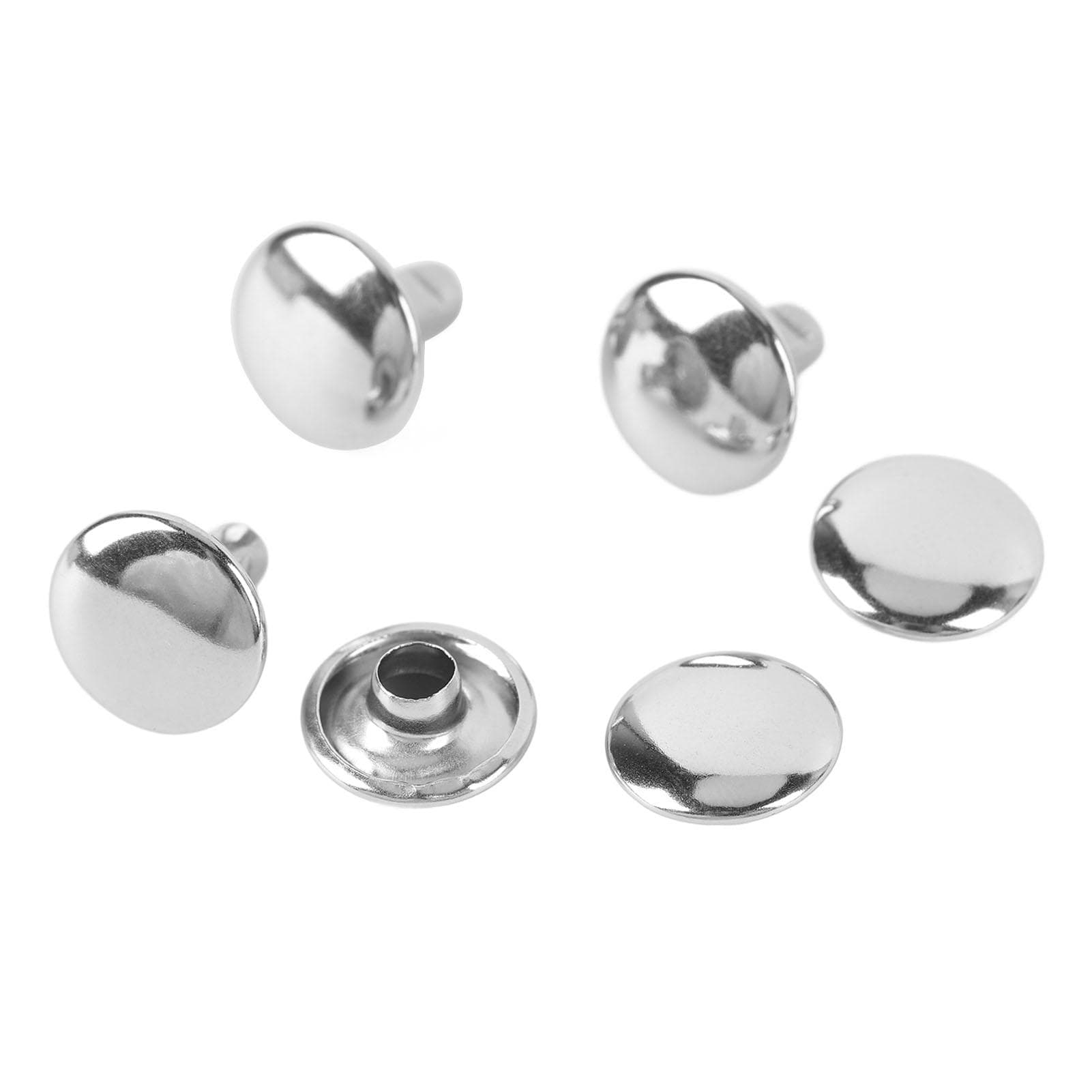 500 Sets Double Cap Rivet Kit Leather Bags Clothes Decoration Dome Rivets Leathercraft Accessories