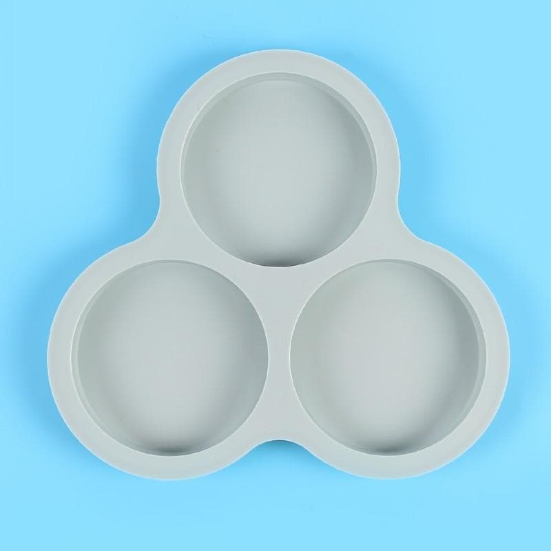 Portable Silicone Air Fryer Egg Pan Reusable Non-Stick Muffin Pans for Baking grey