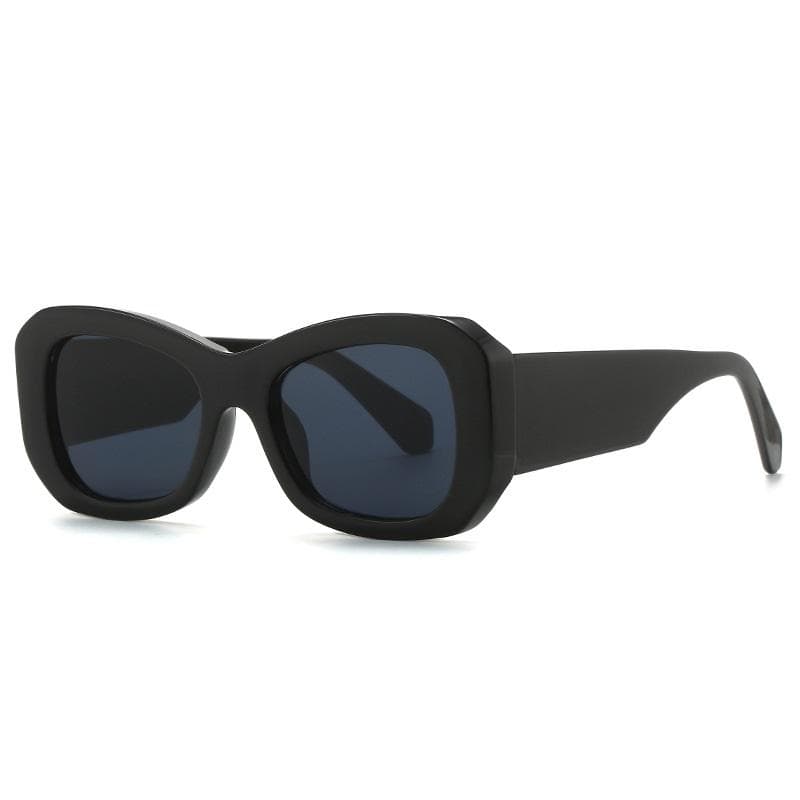 Square Sunglasses Women Men UV400 Retro Designer Luxury Wide Glasses Legs Colorful Travel Shades Gafas Oculos as picture