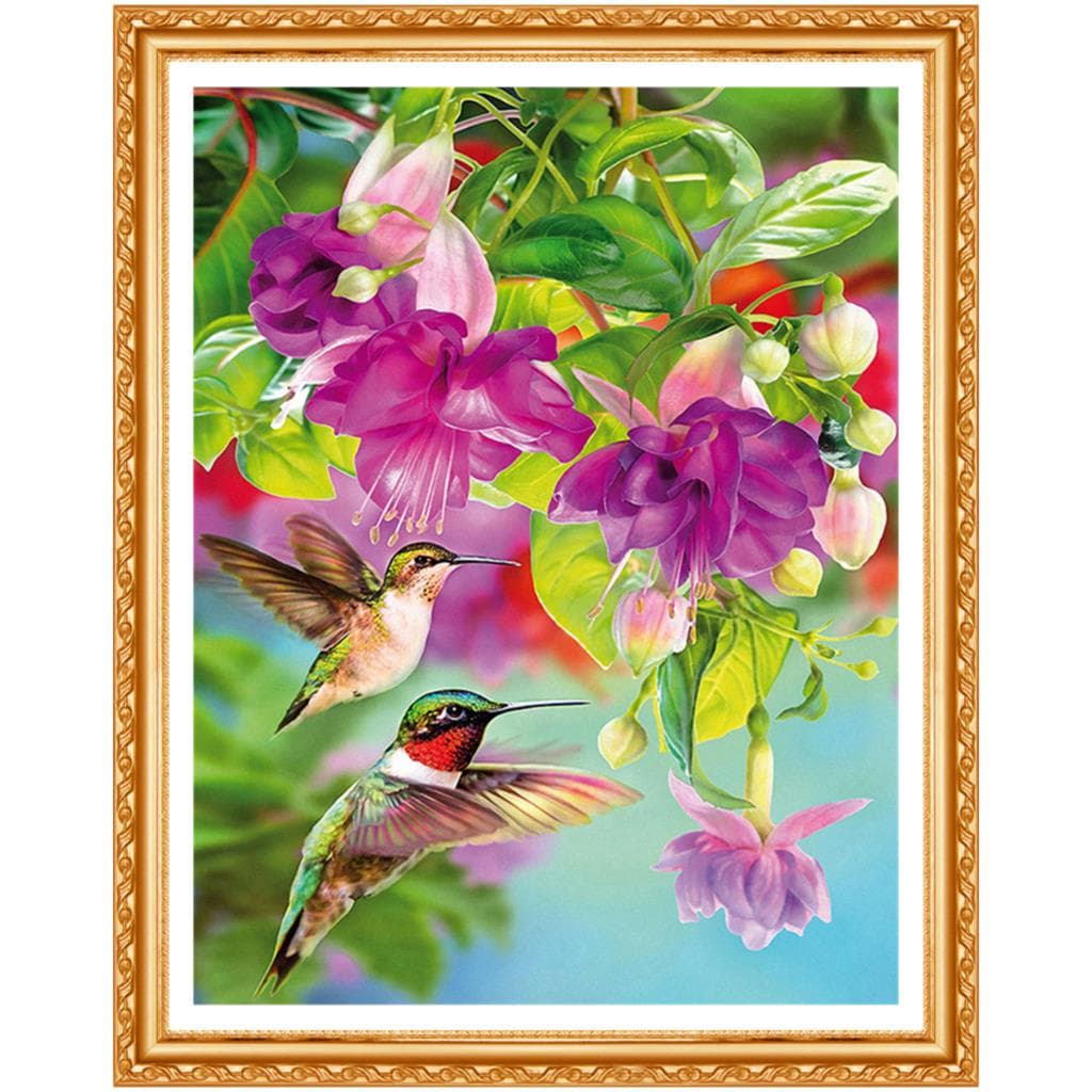 5d Diy Diamond Painting Round Diamond Embroidery Animals Bird Diamond Round Diamant Painting 20X30CM