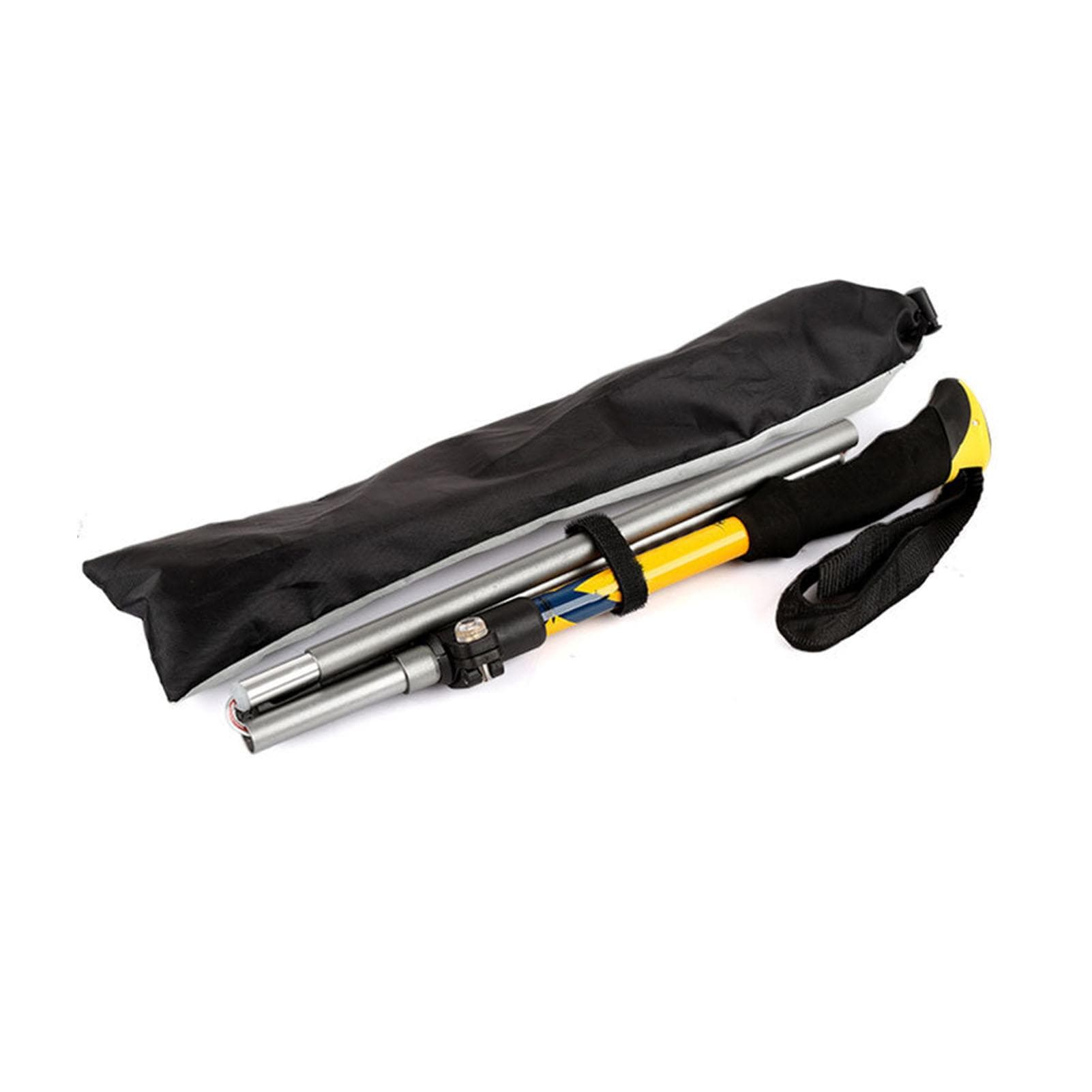 Hiking Stick Aluminum Alloy Portable Lightweight Telescopic Walking Stick for Mountaineering