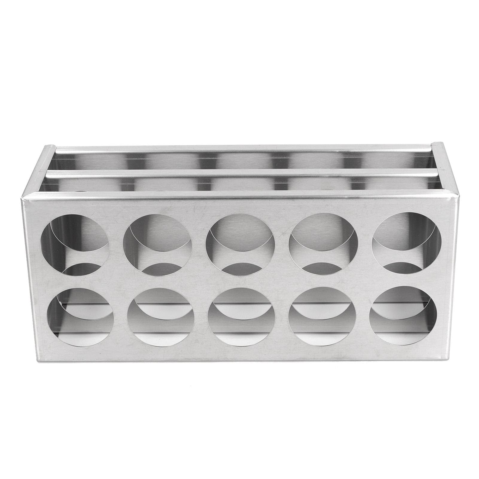 Test Tube Holder 304 Stainless Steel Test Tube Holder Rack for Laboratory and Studio 40mm 10 Holes