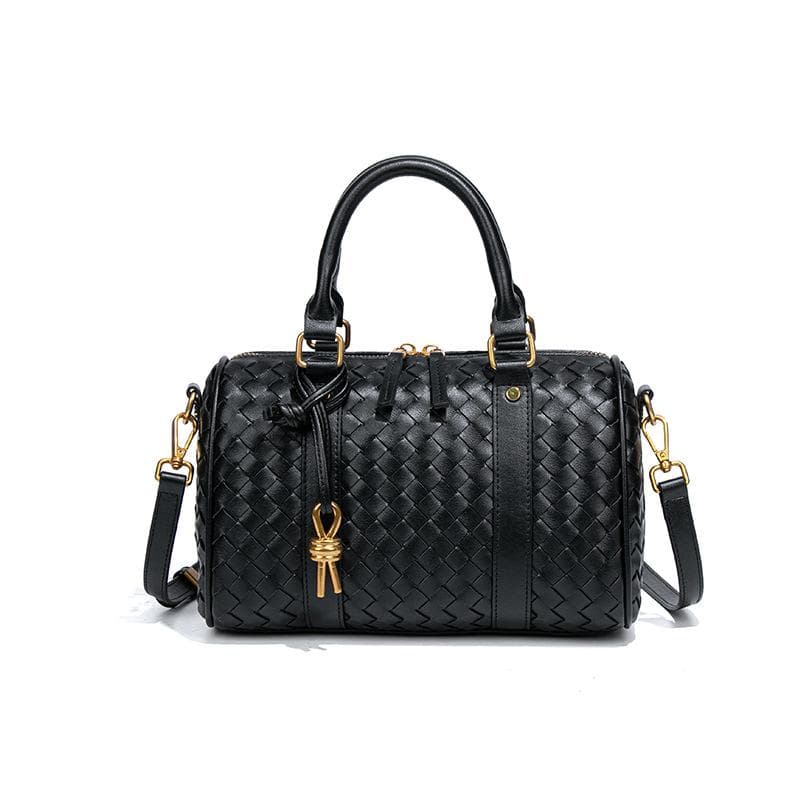 Personalized and High-end Retro Handbag, Practical and Versatile, Single-shoulder Crossbody, Hand-woven Women's Bag, Boston Pillow Bag
