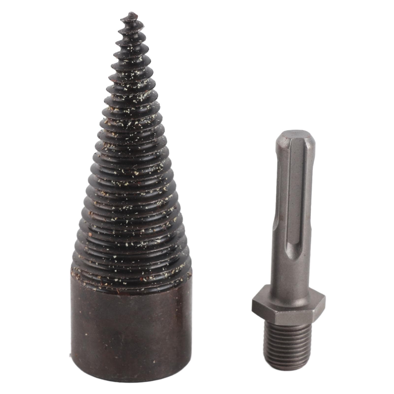 Wood Splitter Drill High Carbon Steel Firewood Splitting Log Bit for Household Round Shank