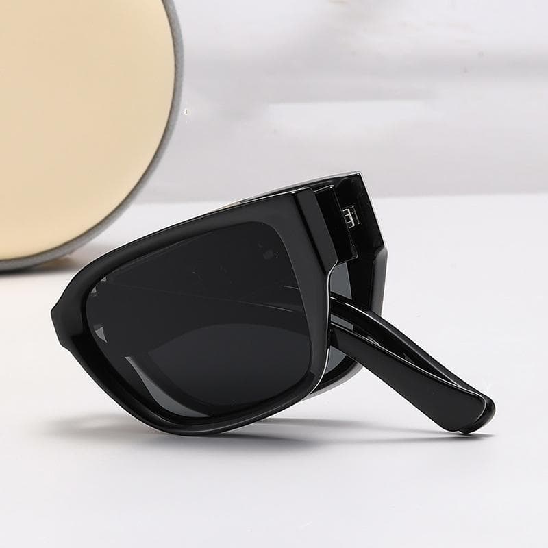 Foldable Sunglasses Women Summer Sun Protection Folding Glasses Slim Style High-end UV Shield 6108