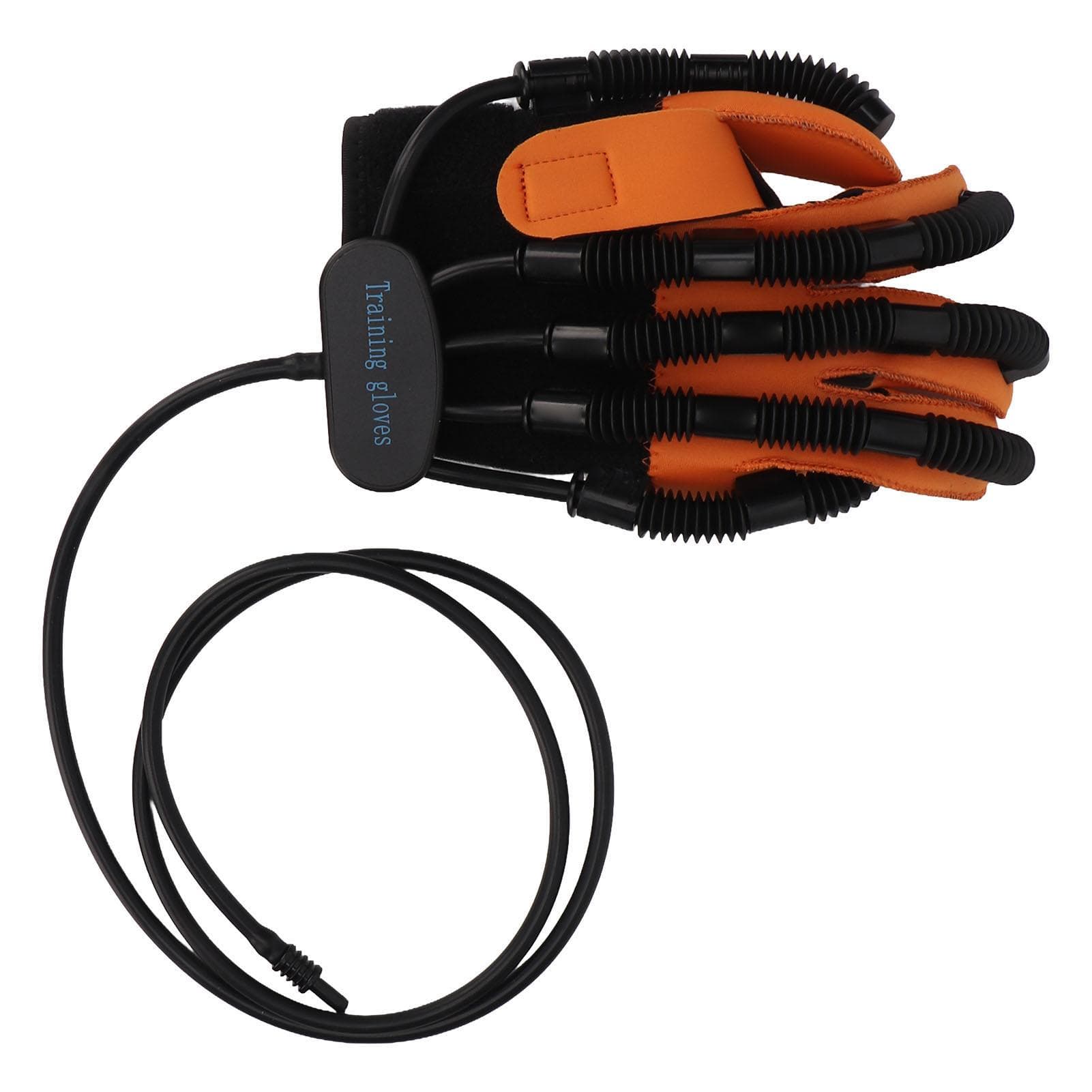 Hand Rehabilitation Robort Glove Soft Resin Fibre Perfect Fitting Finger Training Exerciser Glove L