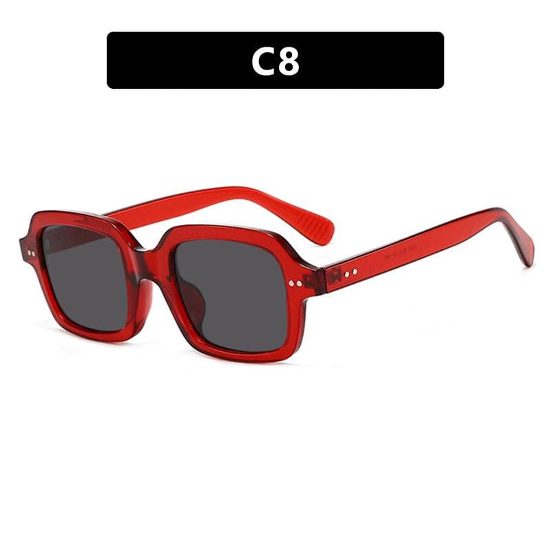 Classic Square Sunglasses Women Men UV400 Luxury Brand Designer Shades Outdoor Sun Glasses Eyewear Gafas As Picture