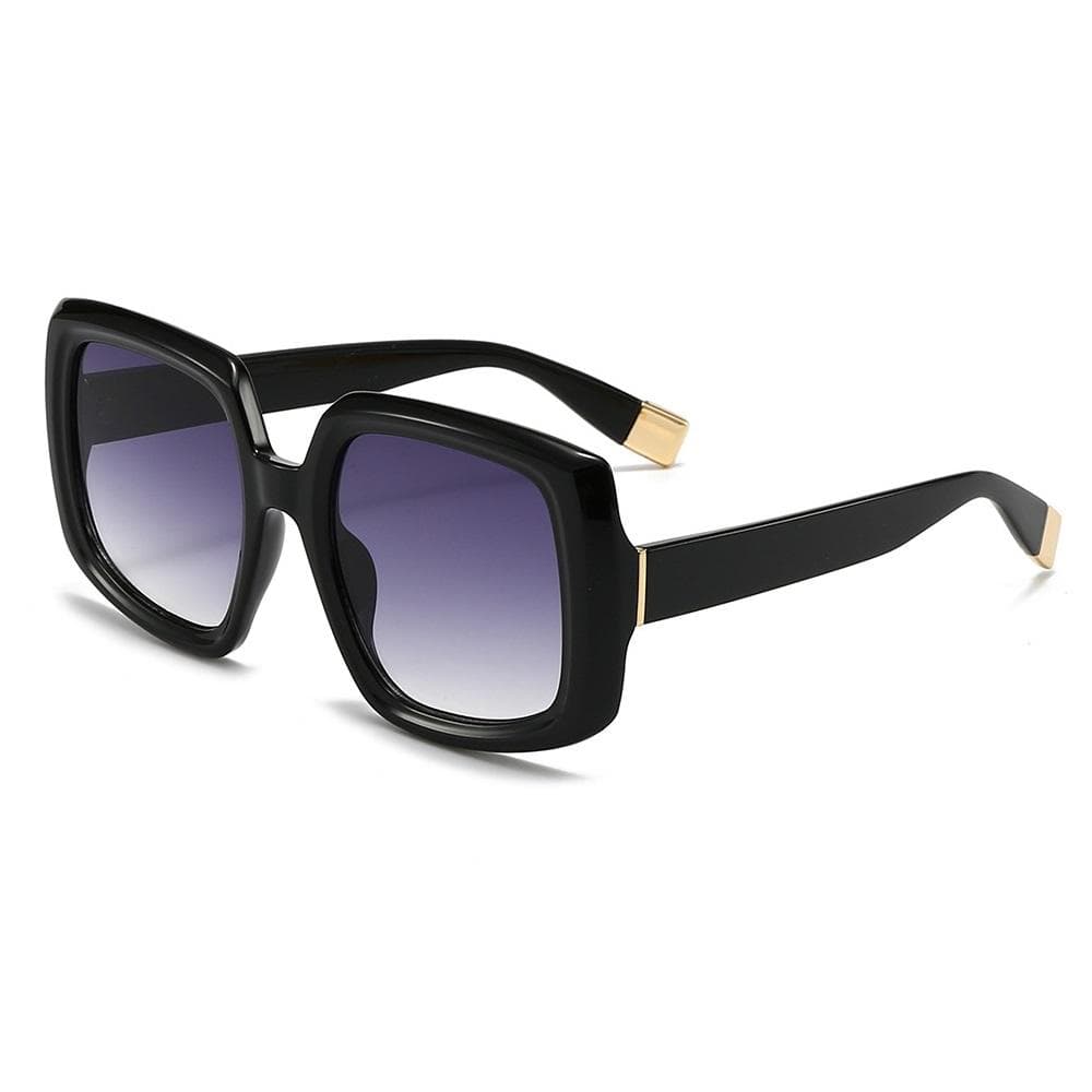 New Colorful Square Sunglasses UV400 Gradient Frame Retro Brand Designer Luxury for Women Men Travel Unisex as picture