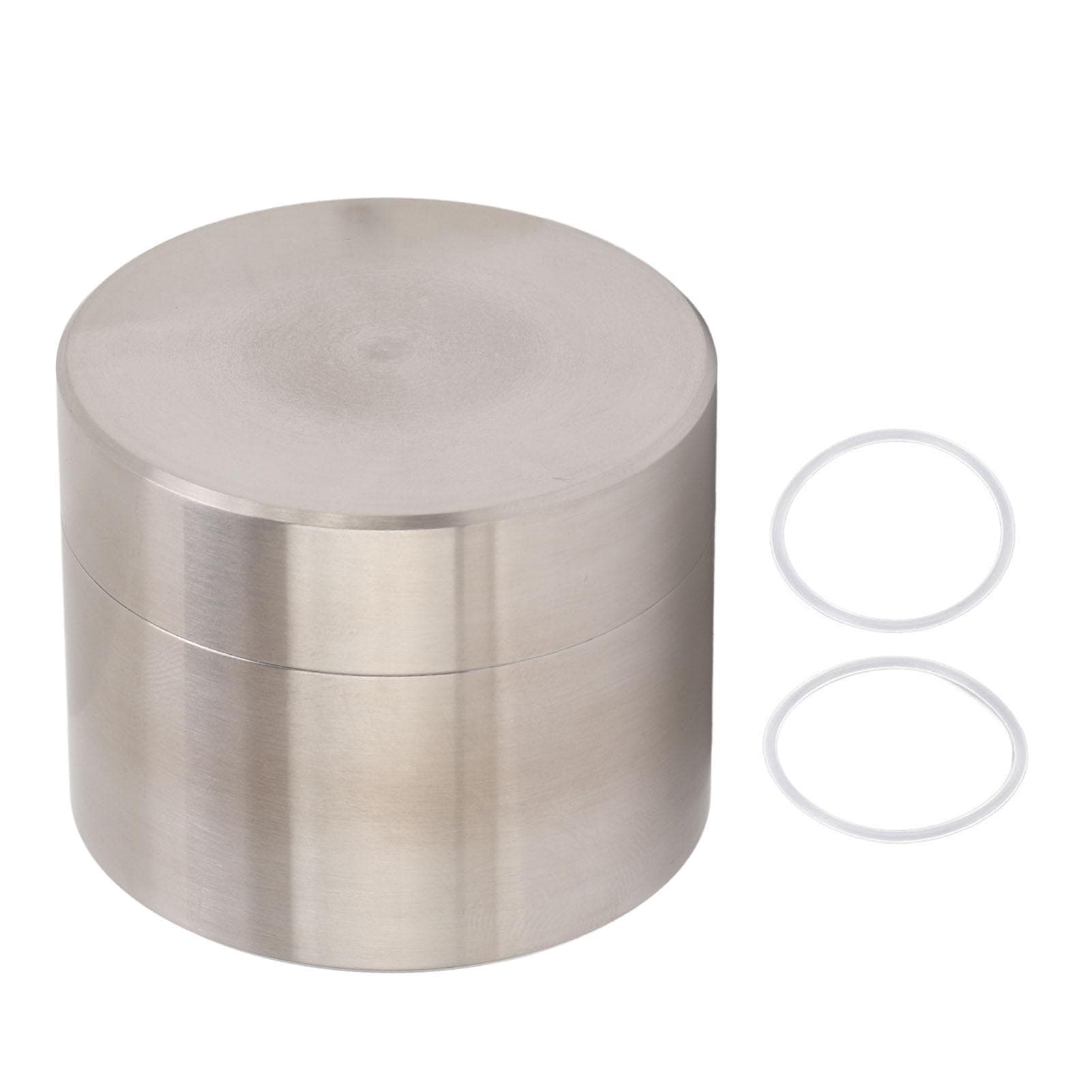 Stainless Steel Sealing Case Tea Leaf Canister Container Can Mini Portable Box for Home OfficeL Large