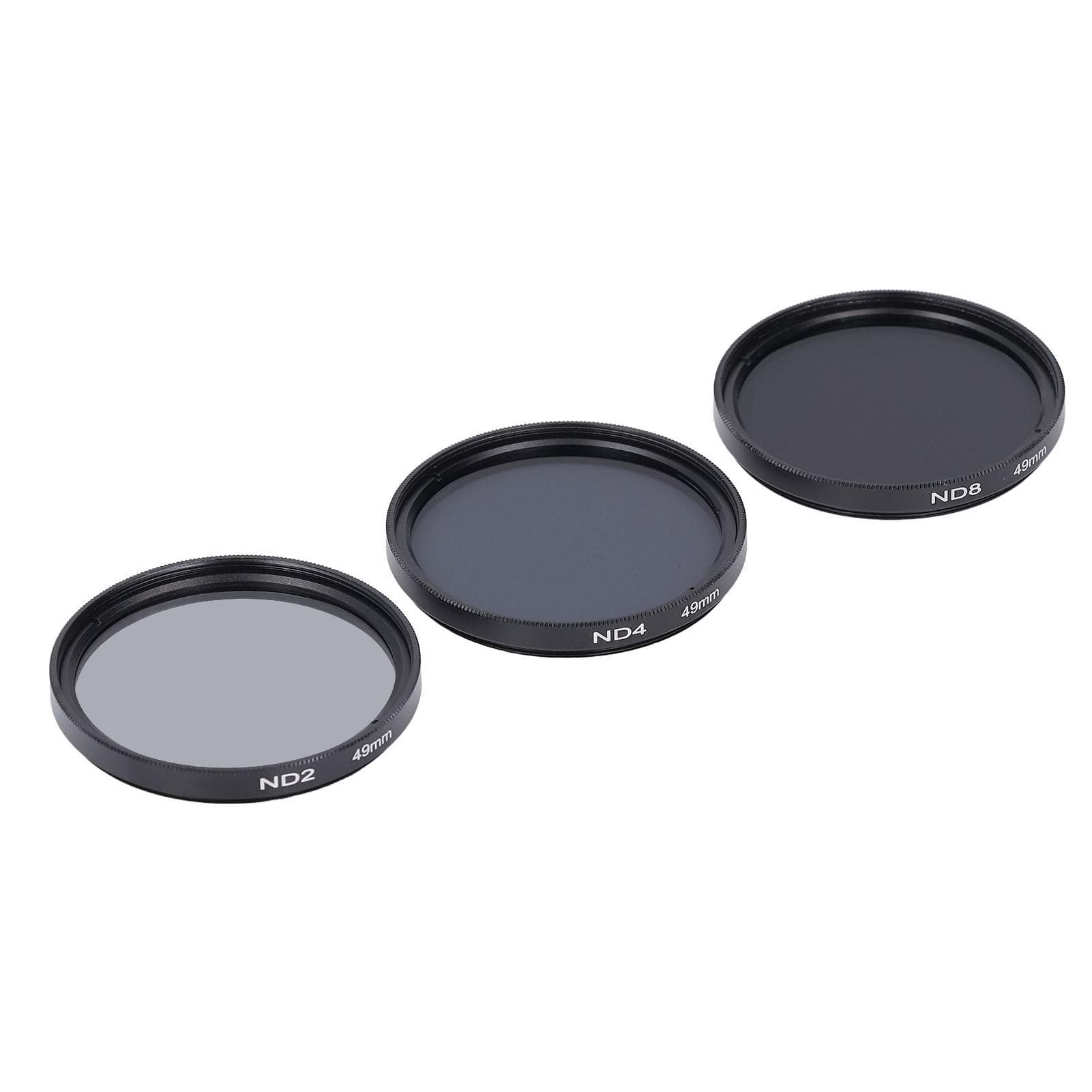 ND Filters Set HD Multi Layer Coating Anti Overexposure Anti Scattered Light Anti Scratch ND2 ND4 49mm / 1.93in