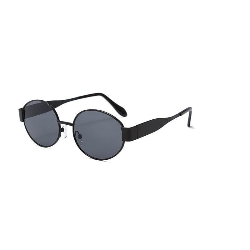New Unisex Oval Sunglasses Designer Metal Frame UV400 Sun Glasses Fashion Eyewear for Men Women