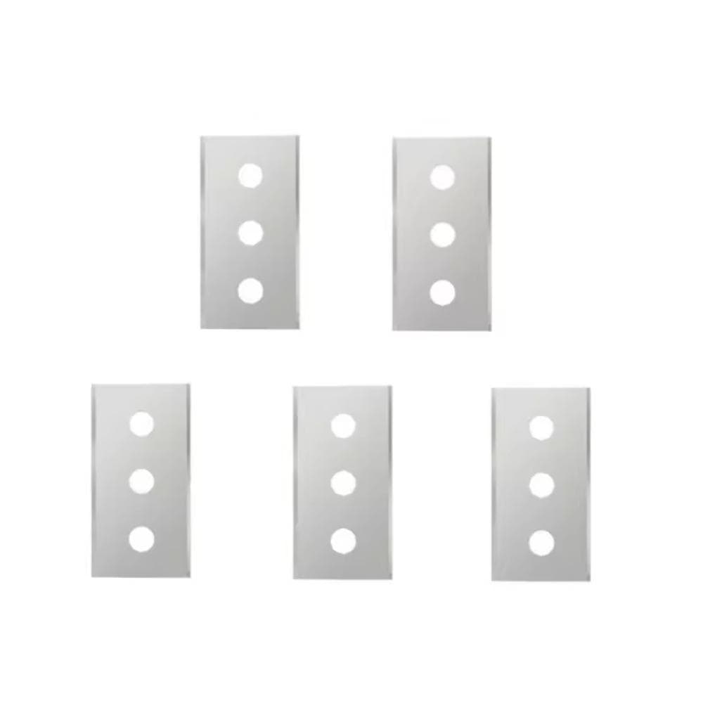 Stainless Steel Cleaning Scraper Blade Glass Kitchen Ceramic Tile Decontamination Scraper Wall Floor Paint Scraper Tool Knife 5pcs blades