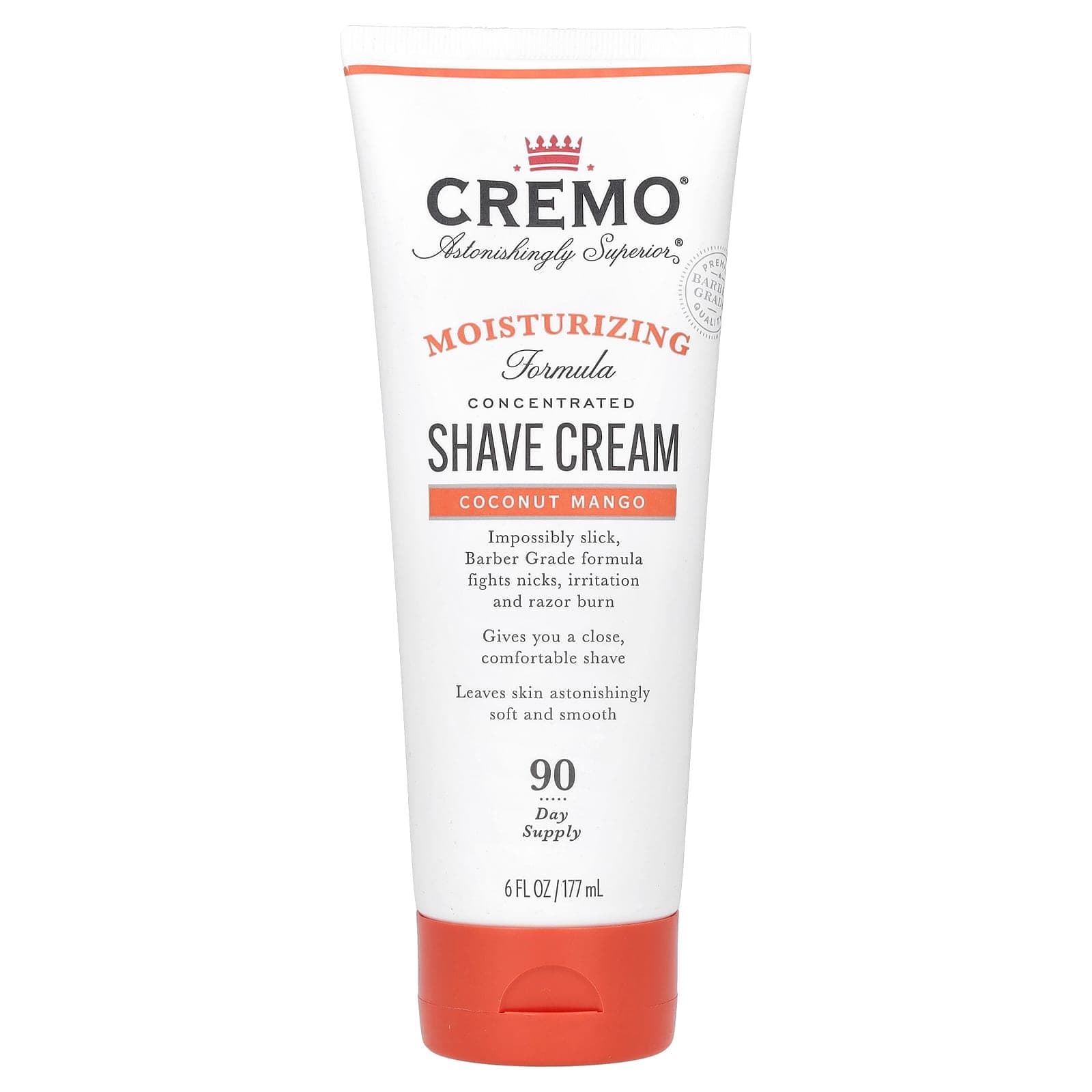 Cremo, Shaving Cream, Coconut Mango, 6 fl oz (177 ml)
