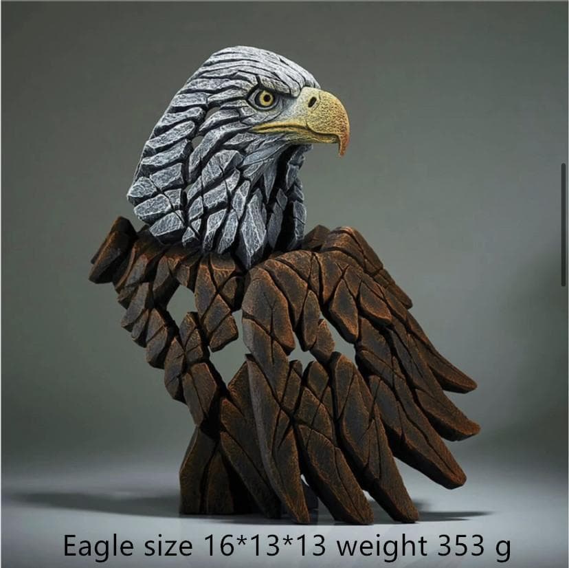 New Trends Contemporary Nordic Style Animal Sculpture Home Decoration Lion Tiger Bust of Edge Scenes Room Decor&Wall Eagle
