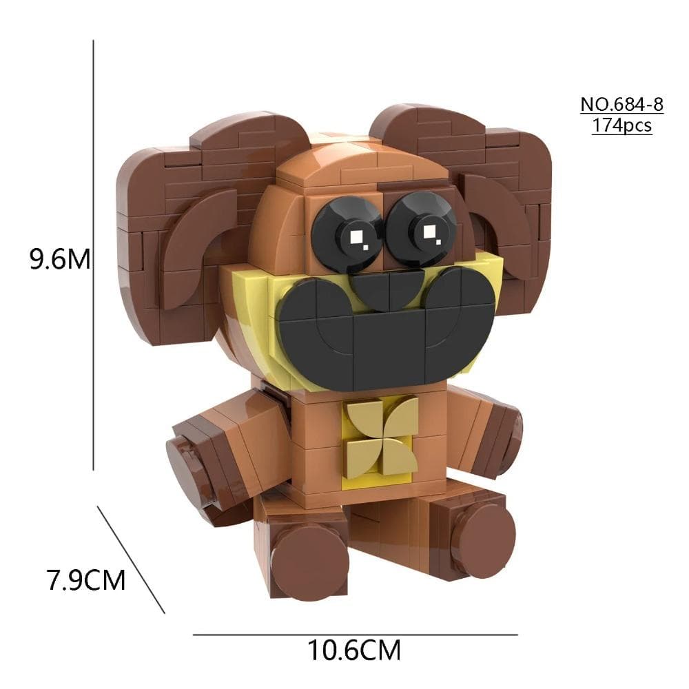 Smiling Critters Dog day And Catnap Building Blocks Set Cat Nap Dog Day Catnat Bricks Gift for Children