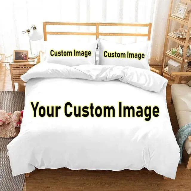 3D Custom Po Bedding Set Interesting Creative Customized Duvet Cover With Pillowcases Twin Full Queen King Size Dropshipping Au-Single140x210cm