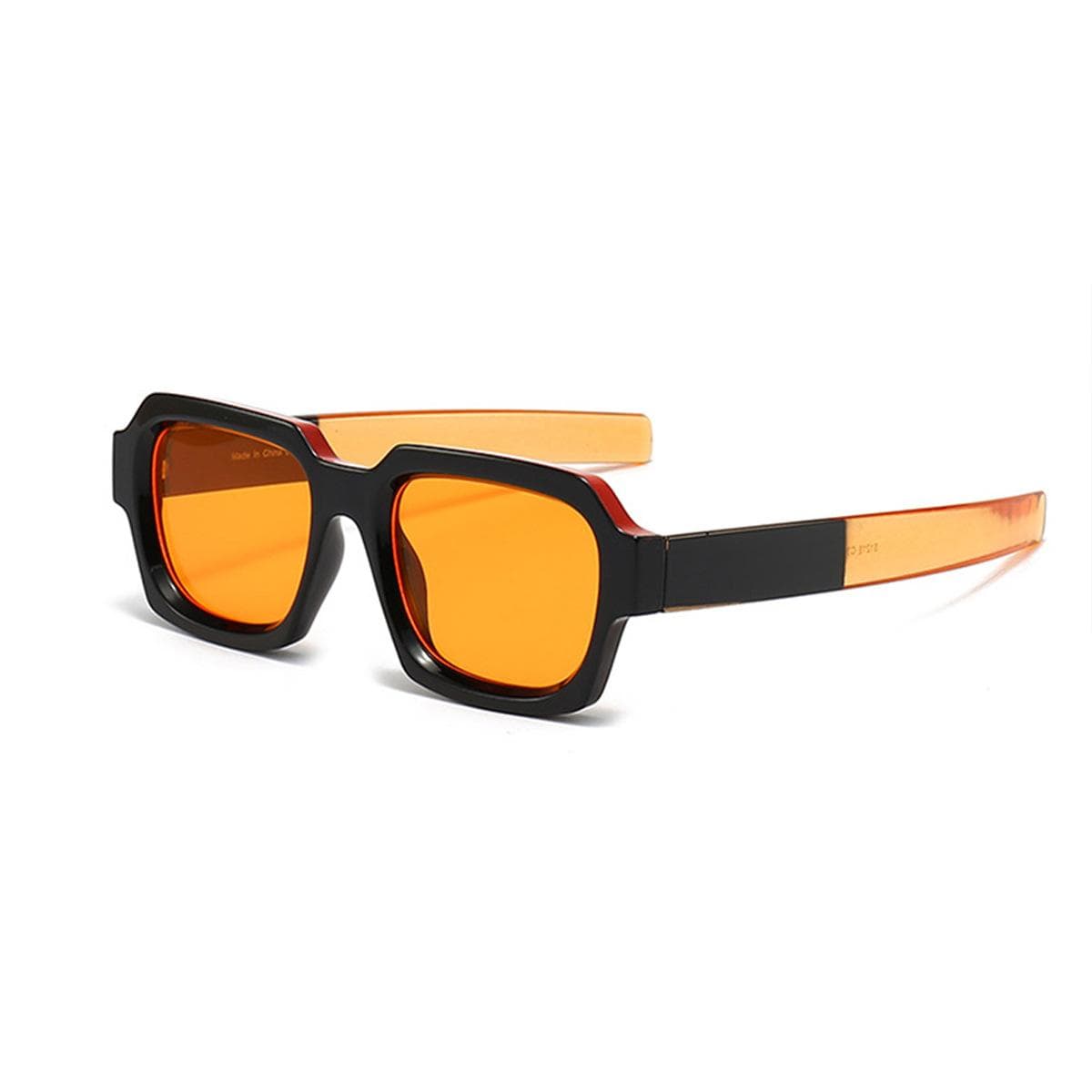 Vintage Square Luxury Designer Big Frame Sunglasses Women Men Trendy Punk Hip Hop Candy Color UV400 Shades