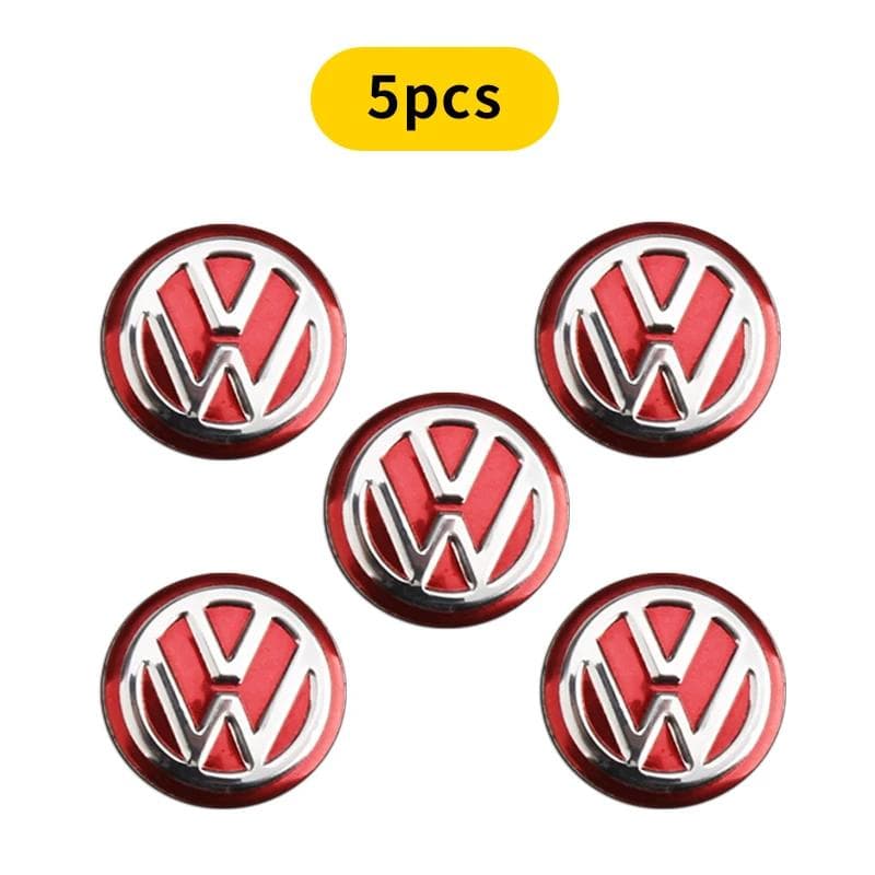 2026 New For VOLKSWAGEN VW 5/10Pcs 14mm Car Key Emblem Stickers Auto Control Key Logo Decals For Volkswagen VW Golf Tiguan Jetta