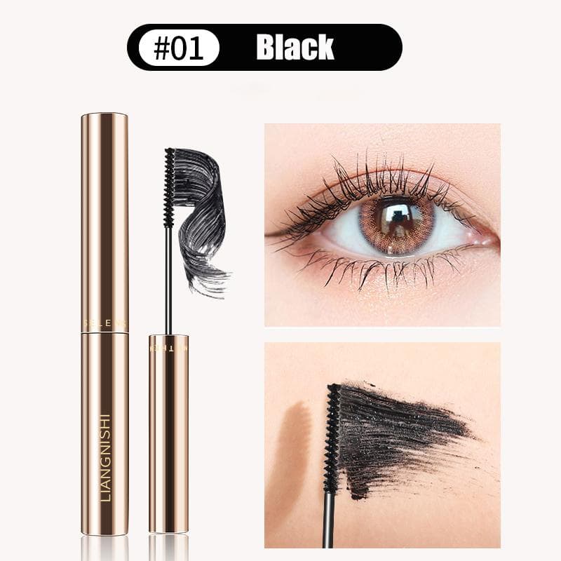 3D Mascara Lengthening Black Lash Eyelash Extension Eye Lashes Brush Beauty Makeup Long-wearing Gold Color Mascara black