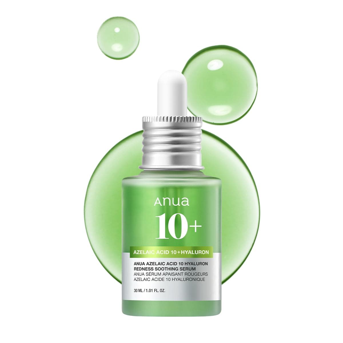 Anua Azelaic Acid 10 Hyaluron Redness Soothing Serum 30ml 1-Pack(30ml)
