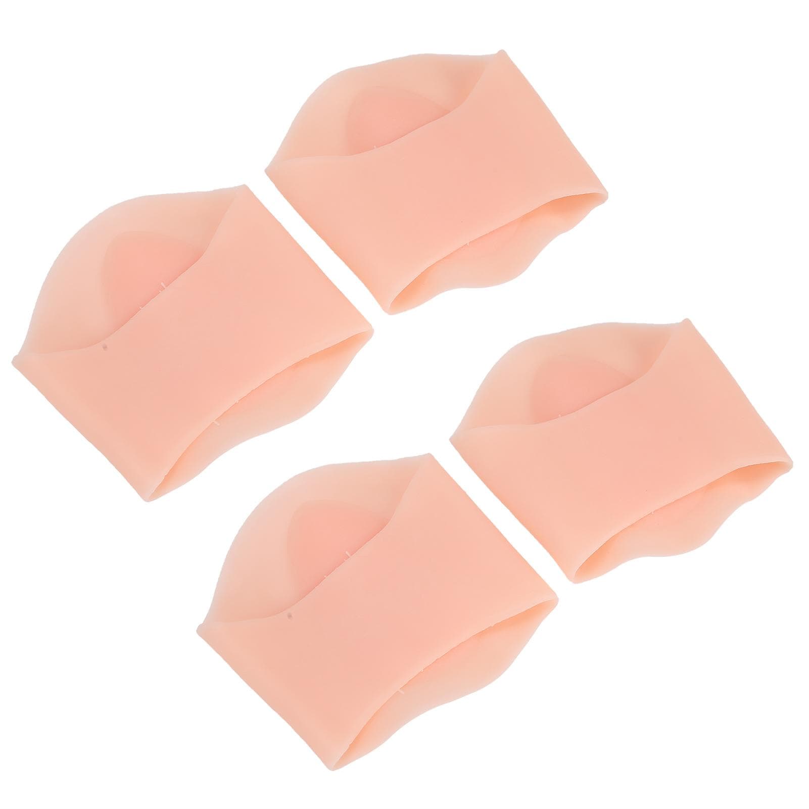 2 Pairs Arch Support SEBS Flatfoot Insole Elastic Orthopedic Socks Footbed EnhancerBright Skin S Size