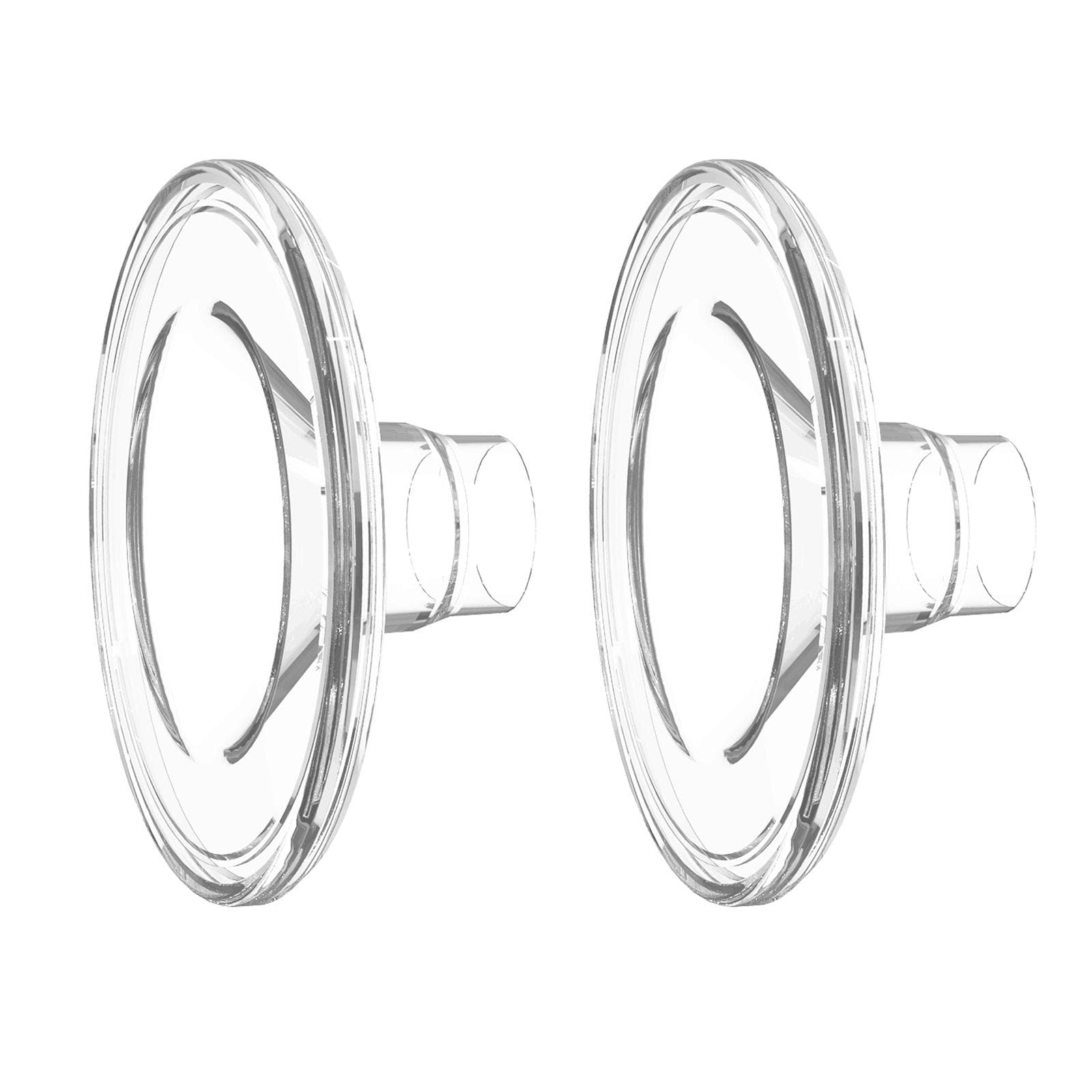 YOUHA Electric Breast Pump Replacement Accessory Includes 2 Pcs Connector Soft Food-Grade Silicone 24mm Breast Shield
