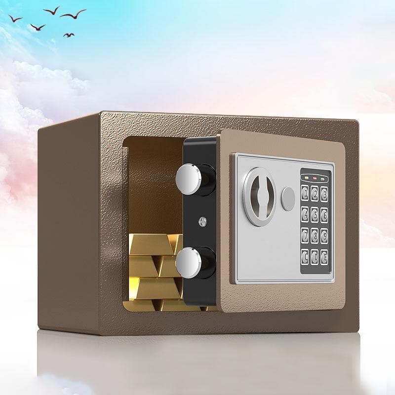 Security Safe Box Carbon Alloy Steel Fireproof Antitheft for Home Office Hotel Business Jewelry coffee