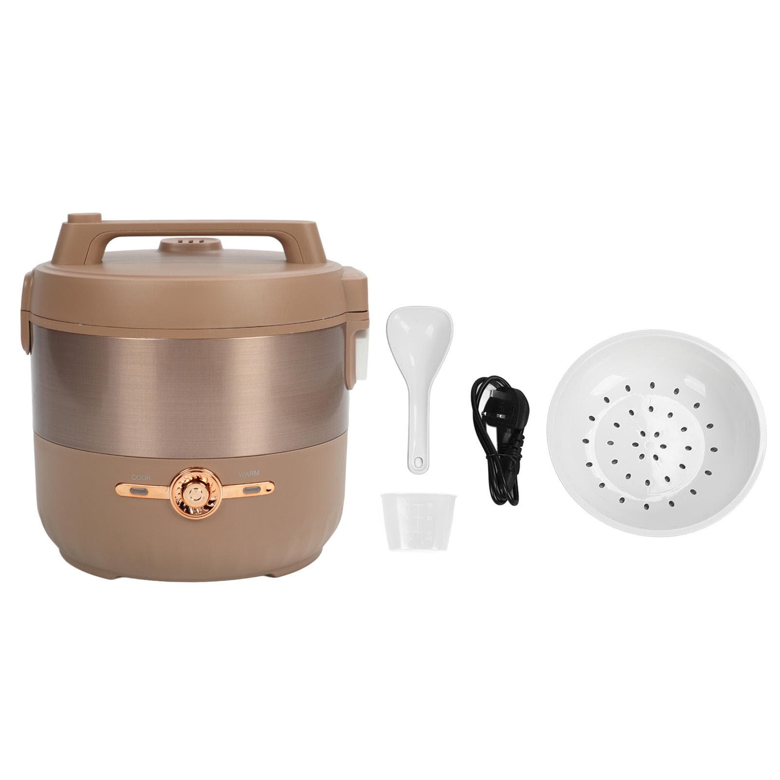 MMR 100 900W Rice Cooker ABS Electric Pressure Cooker 5L Digital Pressure Cooker for Home Restaurant L brown