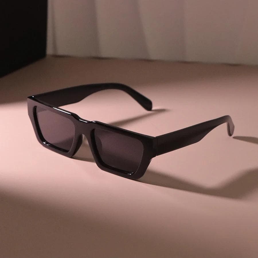 Fashion Square Vintage Sunglasses Women Men Retro Rectangle Sun Glasses Mirror Punk Shades Outdoor Oculos De Sol Other