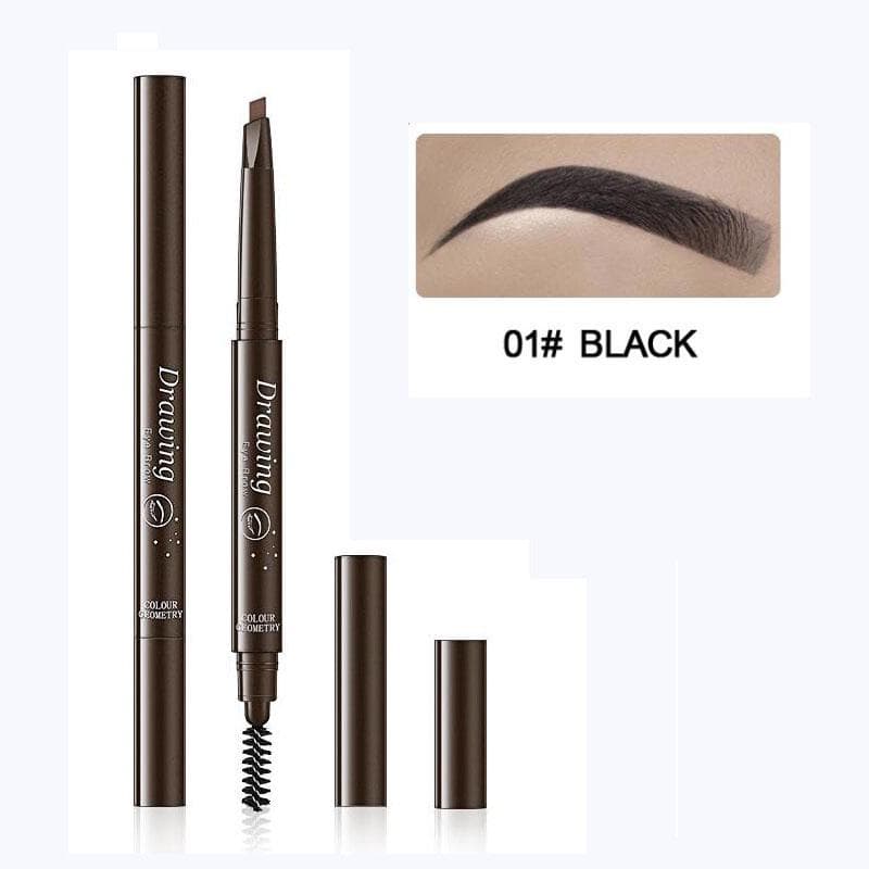 Eyebrow Pencil Makeup Tint Natural Long Lasting Paint Tattoo Eyebrow Waterproof Black Brown black