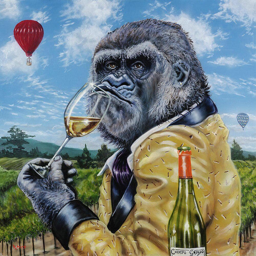 Diamond Painting Chimpanzee Diamond Embroidery Patterns Bead Cross Stitch 30x30CM