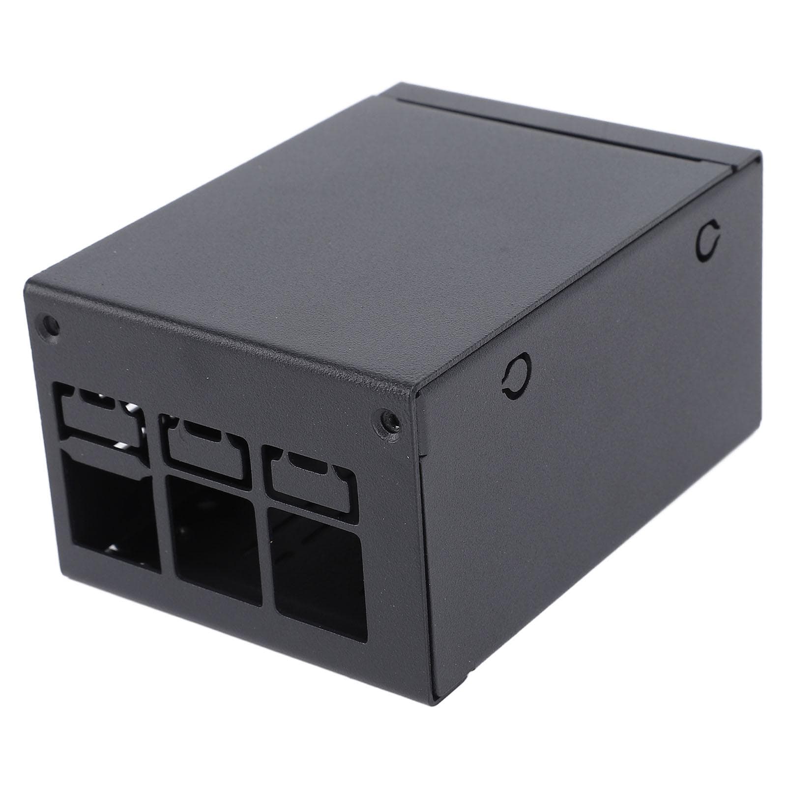 Microcomputer Case with Guide Rail Buckle Detachable Pre Punched Hole Industrial Grade Large Space