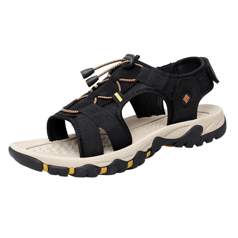 Summer Men Sandals Genuine Leather Mens Casual Shoes Outdoor Men Leather Sandals for Men Beach Shoes Roman mens Shoes 47