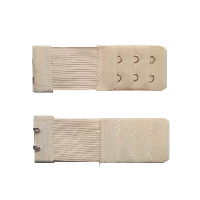 1pc Bra Extender for Women's Elastic Bra Extension Strap Hook Clip Extender Adjustable Belt Buckle Intimates Accessories beige