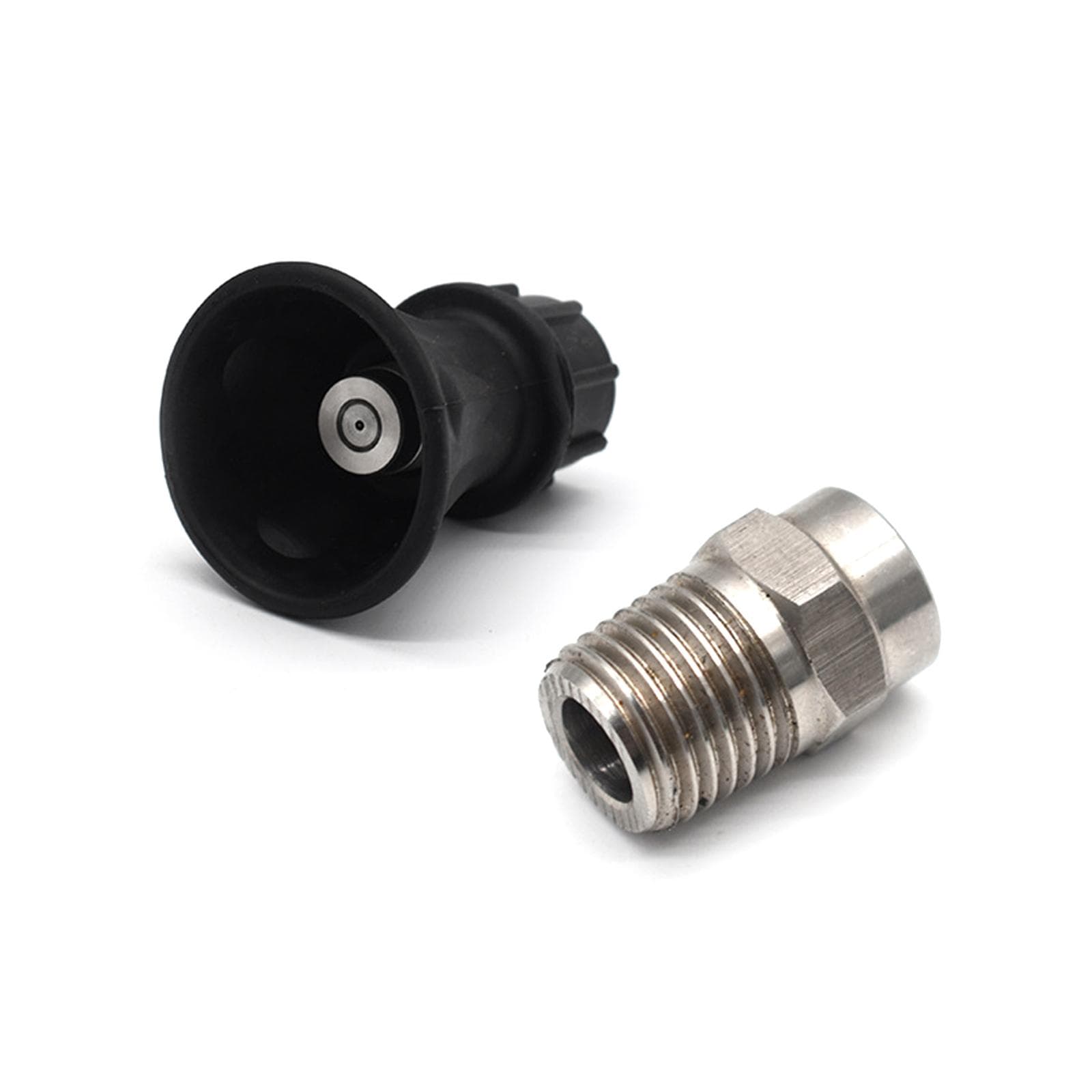 40 Degree Pressure Washer Nozzle Car High Pressure Washer Spray Nozzle Tips 4.0 Hole Stainless black
