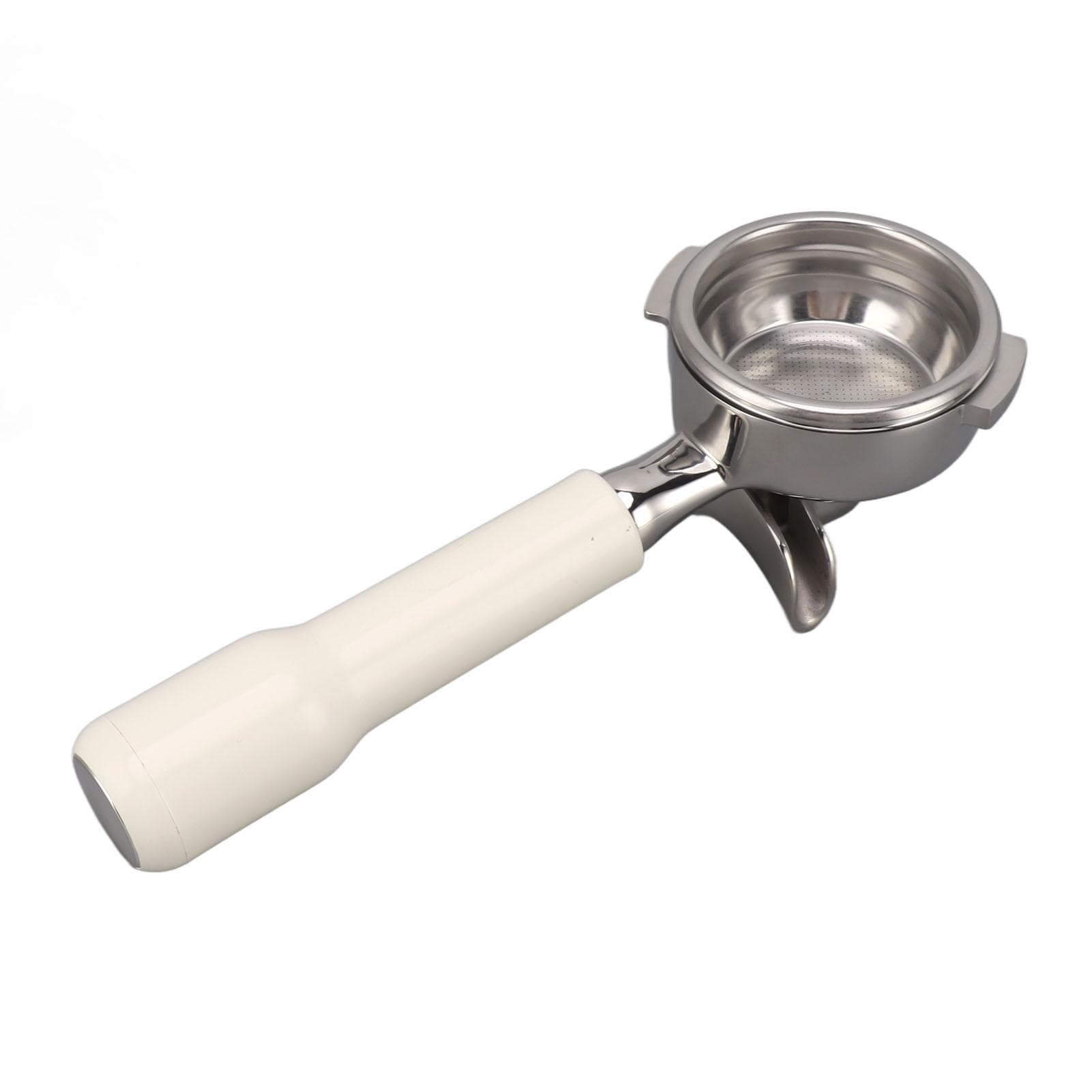 58mm Portafilter Stainless Steel 2 Ears Detachable Filter Holder Portafilter for Nuova Coffee white