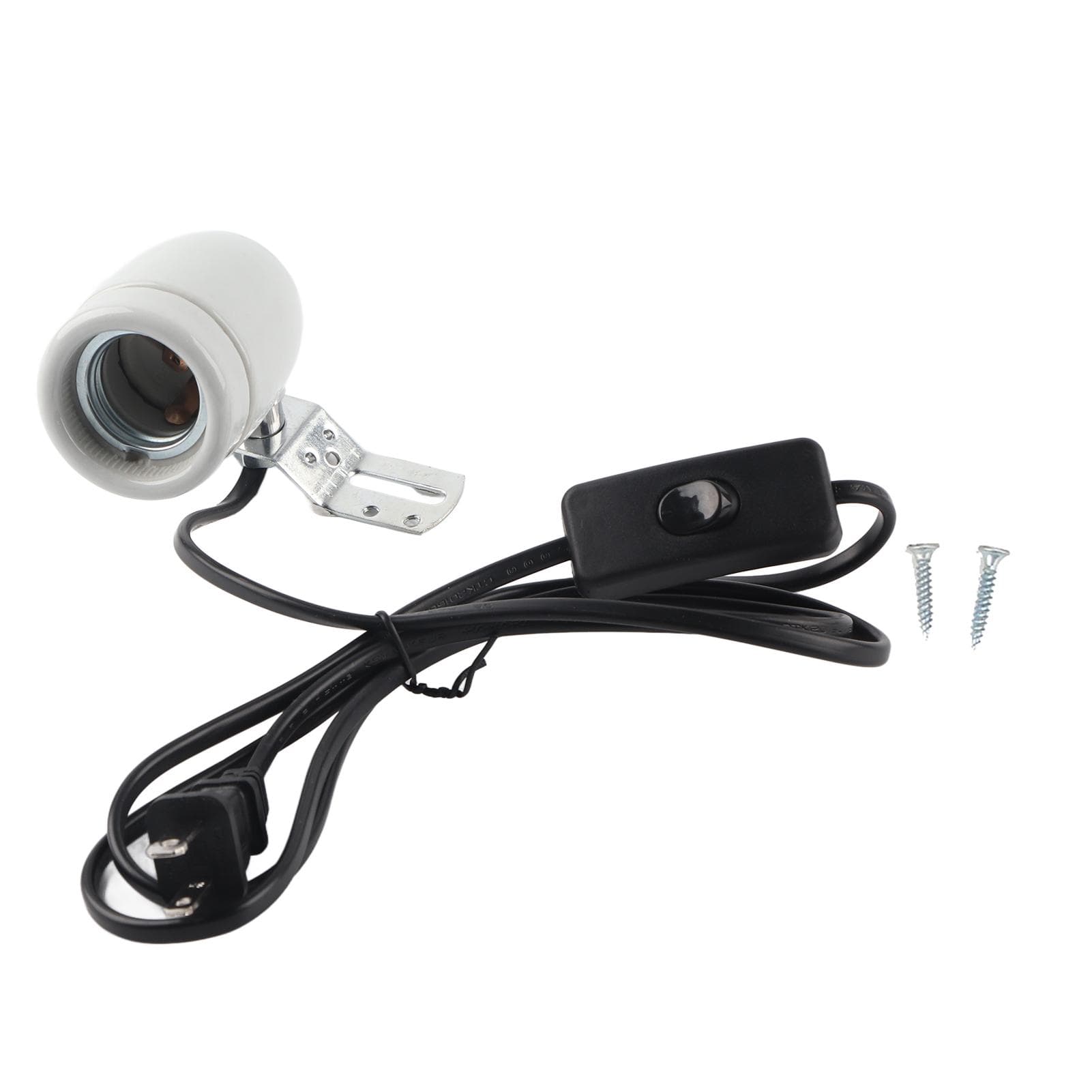 E27 Rotatable Reptile Pet Clip Heat Lamp Bulb Base Socket Holder 300W